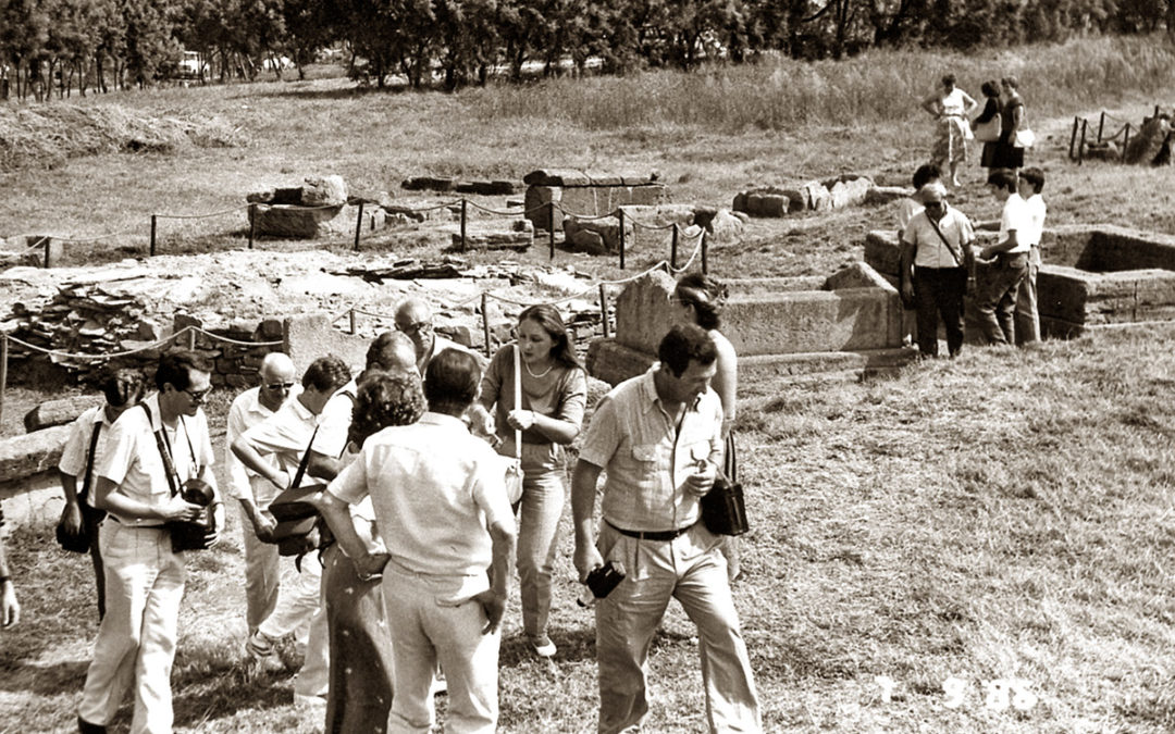 1986 – Saturnia , scavi e terme.