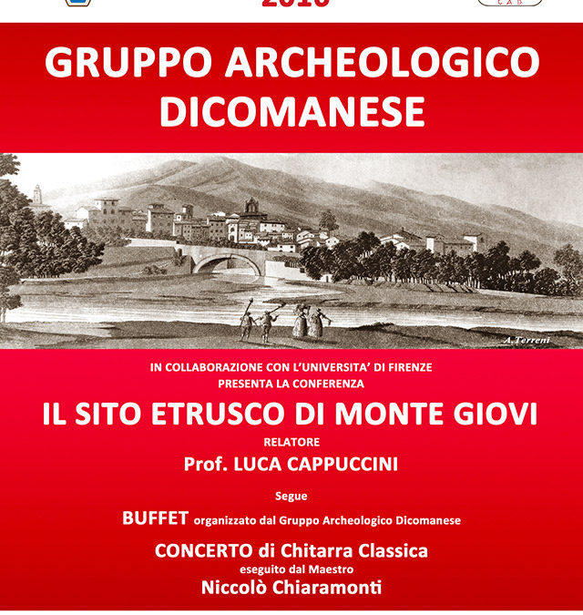 Il sito etrusco di Monte Giovi – Relatore Prof. Luca Cappuccini