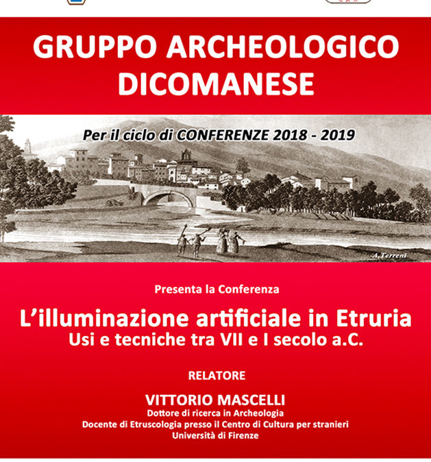 L’illuminazione artificiale in Etruria – Relatore Dott. Vittorio Mascelli