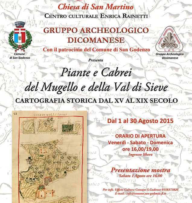 Mostra cartografica – Agosto 2015 – Castagno d’Andrea – Centro Culturale Enrica Rainetti