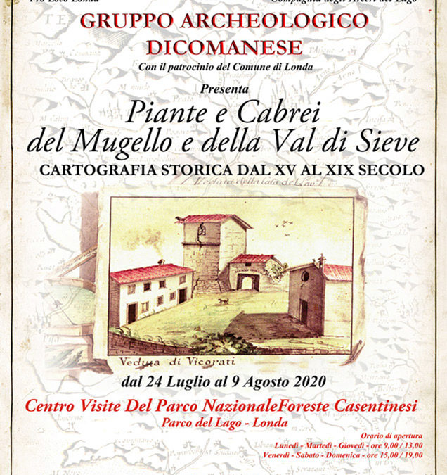 Mostra cartografica – Luglio Agosto 2020 – Londa – Centro Visite Parco Nazionale Foreste Casentinesi
