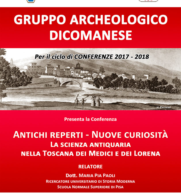 Scienza antiquaria in Toscana – Relatore Dott. Maria Pia Paoli